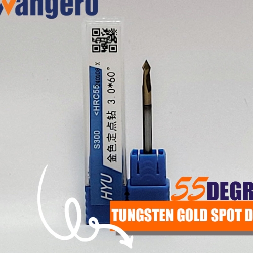 HYU55 DegreeTungsten gold color spot drill3.0*60- coating