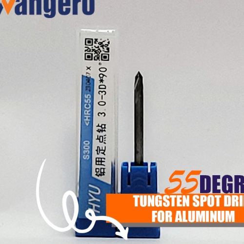 HYU55 Degree Tungsten point drill3.0-3D*90- For aluminum