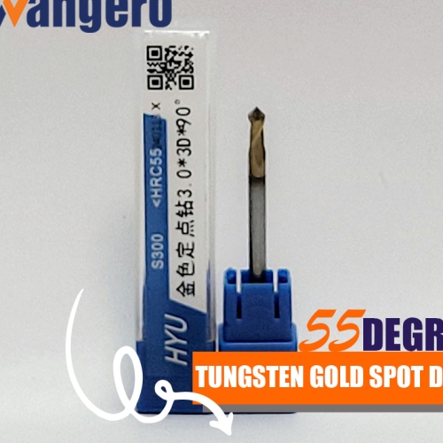 HYU55 DegreeTungsten gold color spot drill3.0*3D*90- coating