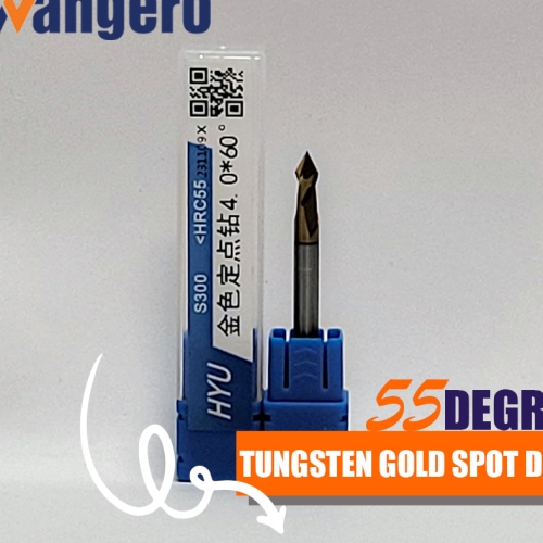 HYU55 DegreeTungsten gold color spot drill4.0*60- coating