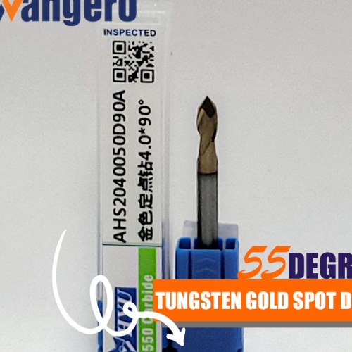 HYU55 DegreeTungsten gold color spot drill4.0*90- coating