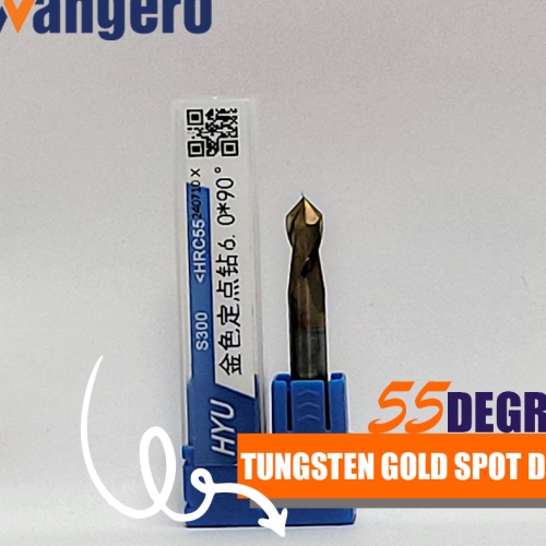 HYU55 DegreeTungsten gold color spot drill6.0*90- coating
