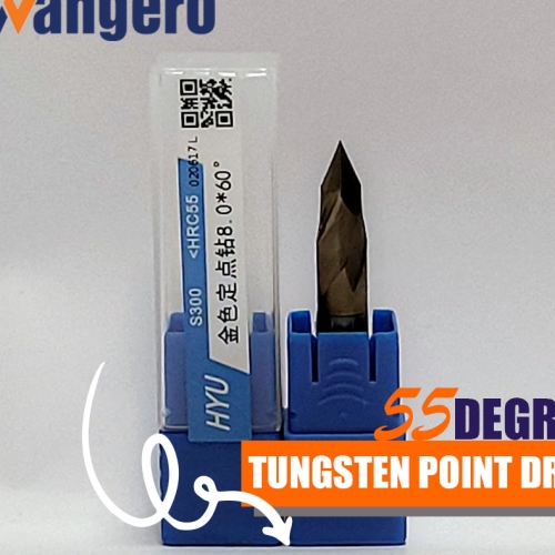 HYU55 DegreeTungsten gold color spot drill8.0*60- coating