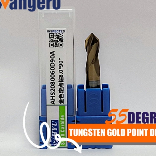 HYU55 DegreeTungsten gold color spot drill8.0*90- coating