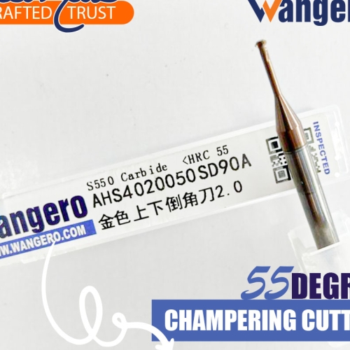 HYU55 DEGREE GOLDEN CHAMFERING CUTTER2*8*D1.2*50*90-