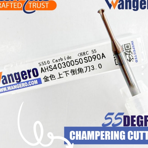HYU55 DEGREE GOLDEN CHAMFERING CUTTER3*12*D1.8*50*90-
