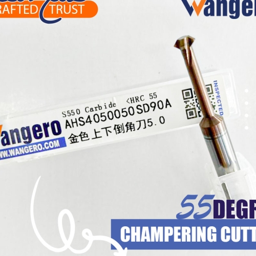 HYU55 DEGREE GOLDEN CHAMFERING CUTTER5*20*D2.8*50*90-