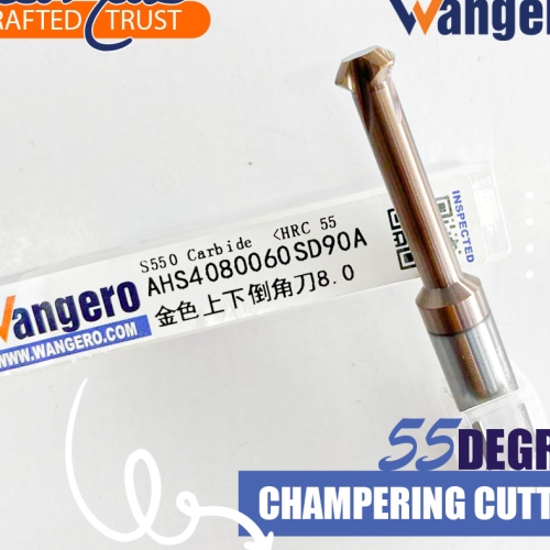 HYU55 DEGREE GOLDEN CHAMFERING CUTTER8*28*D4.8*60*90-