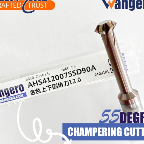 HYU55 DEGREE GOLDEN CHAMFERING CUTTER12*42*D7*75*90-